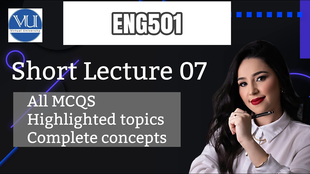 ENG501 Short Lecture 07 _Introduction to Language/ Virtual University