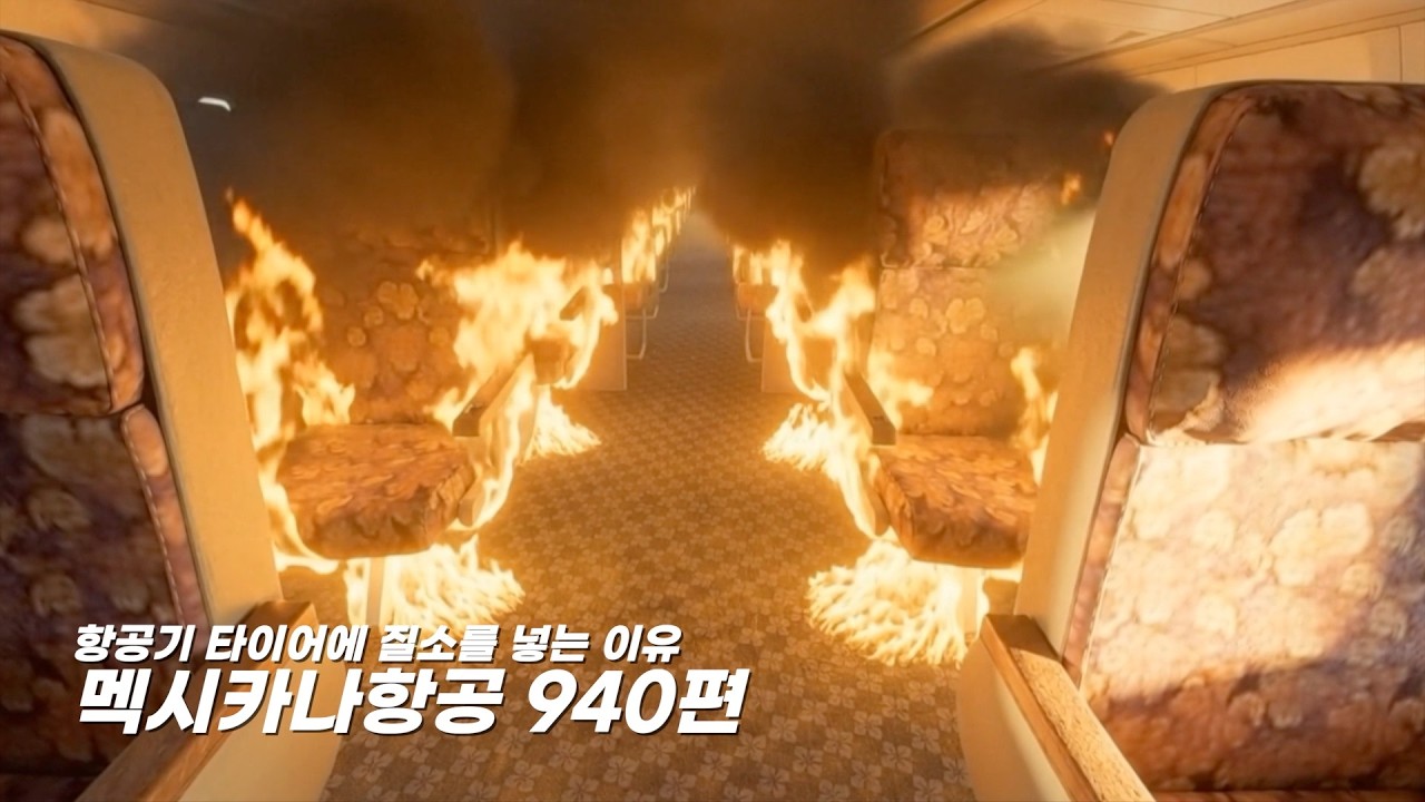 항공기 타이어에 질소를 넣는 이유, 멕시카나 940편