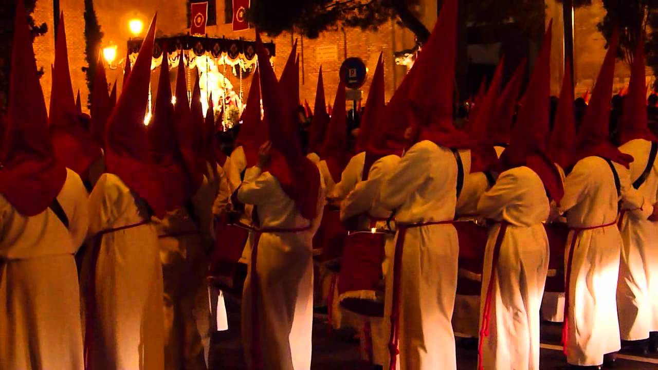 Semana Santa Zaragoza 2015 La Columna jueves salida