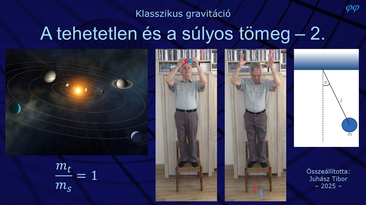 Relativitáselmélet középszinten - 24. A tehetetlen és a súlyos tömeg, 2. rész