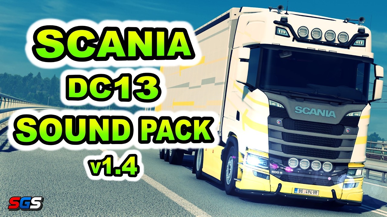 |ETS2 1.58| Scania NG DC13 Sound Pack v1.4 by Max2712 [Evolution 3]