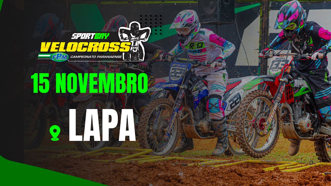 🟢(AO VIVO) SPORTBAY CAMPEONATO PARANAENSE DE VELOCROSS - LAPA - SÁBADO 15/11