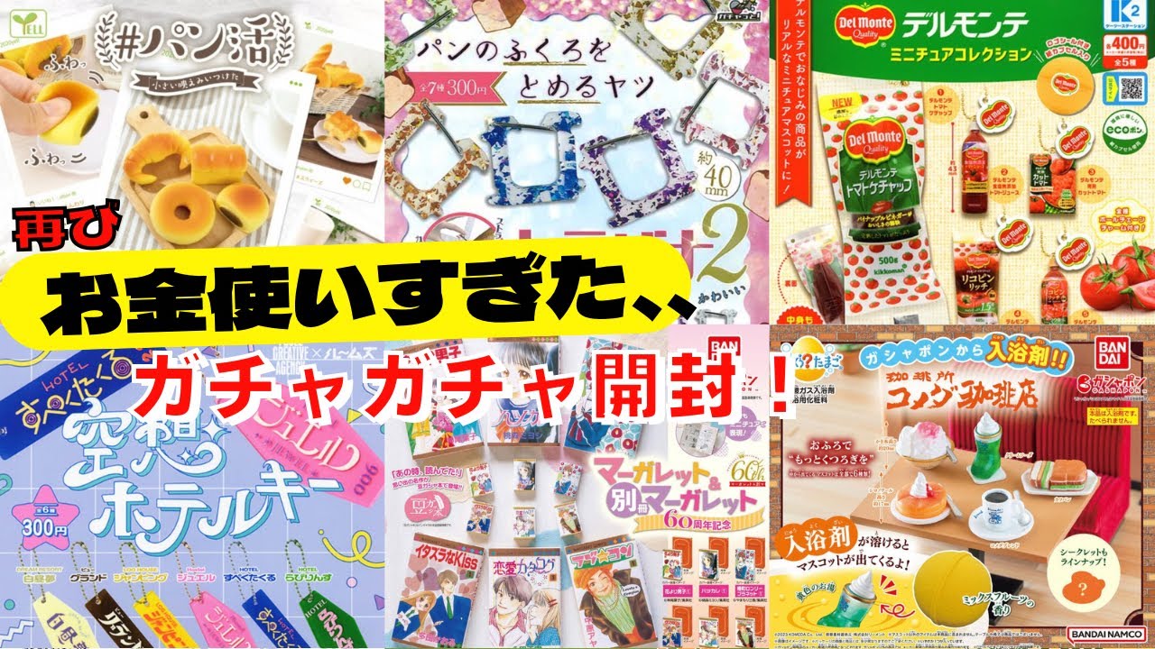 【ガチャガチャ】また予算オーバー！どうしても欲しかったアレ。デルモンテ/豆本
