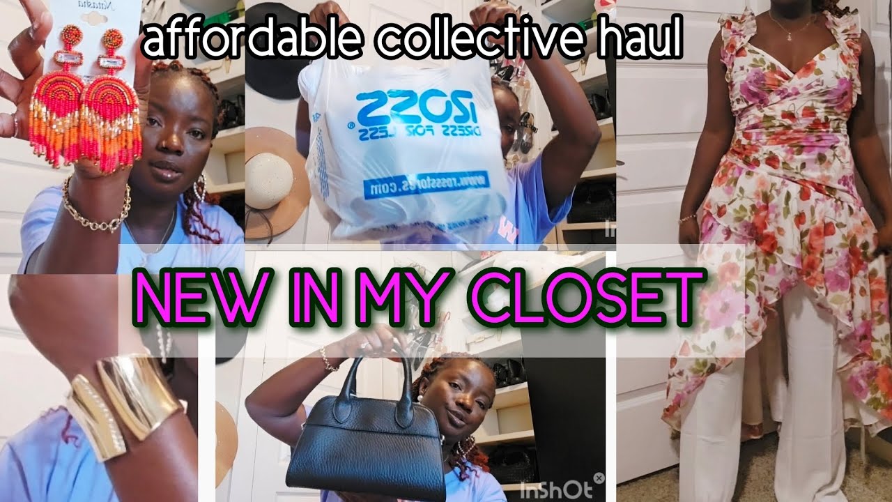 NEW IN MY CLOSET.  ROSS. BURLINGTON.  MARSHALLS.  TJMAX. affordable collective haul. 