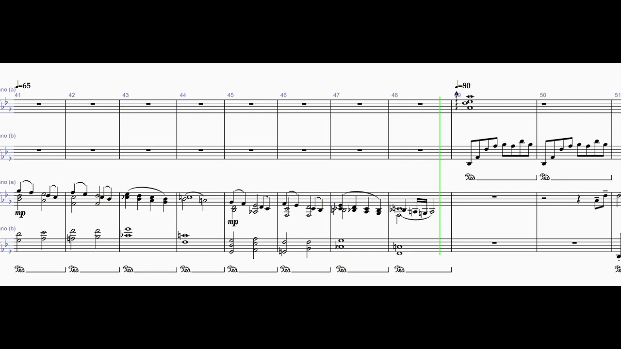 Ashitaka and San (Princess Mononoke) 2 pianos arrangement - Joe Hisaishi