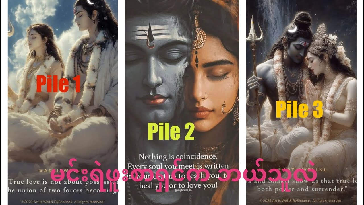 Pick A pile Tarot Love Reading မင်းရဲ့ဖူးစာရှင်အကြောင်း💐💐💐Who will be your future spouse💕