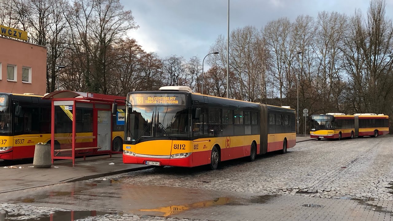 ⚡️[#104] [*] Solaris Urbino 18 #8112 [*] 🚍131➡️ Dw. Centralny Central Station ⚡️