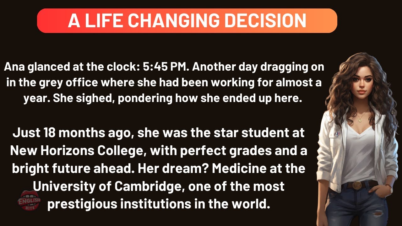 INSPIRING ENGLISH STORY: A Life-Changing Decision || Learn English Through Story || Beginner Level