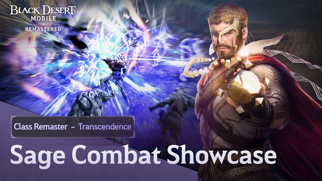 Class Remaster &ndash; Transcendent Sage Gameplay TrailerㅣBlack Desert Mobile