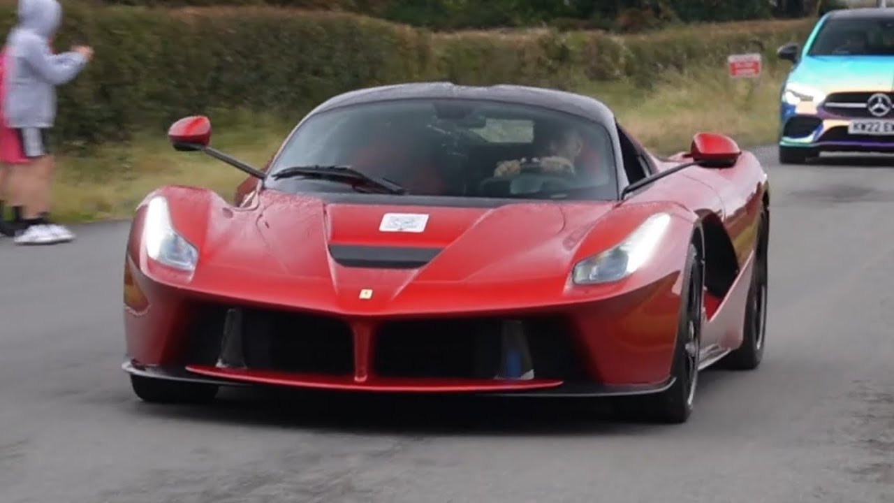 Hypercars and supercars leaving the motorist