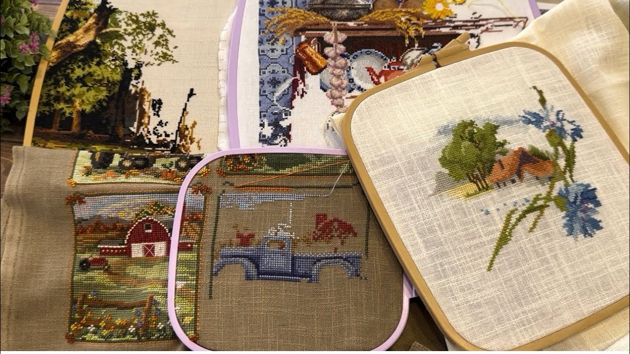 Вышивка крестом/&ldquo;Country Moning&rdquo; от Mill Hill/Старт от Mill Hill/Сп/Процессы