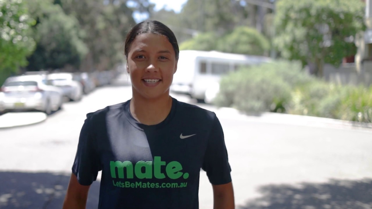 Sam Kerr - MATE brand ambassador
