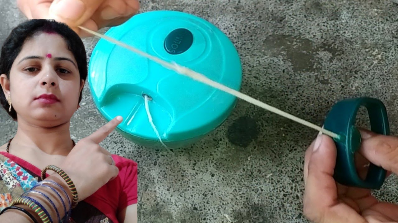 how to replace rope (dori) in Flipkart &Ganesh manual Chopper in Hindi