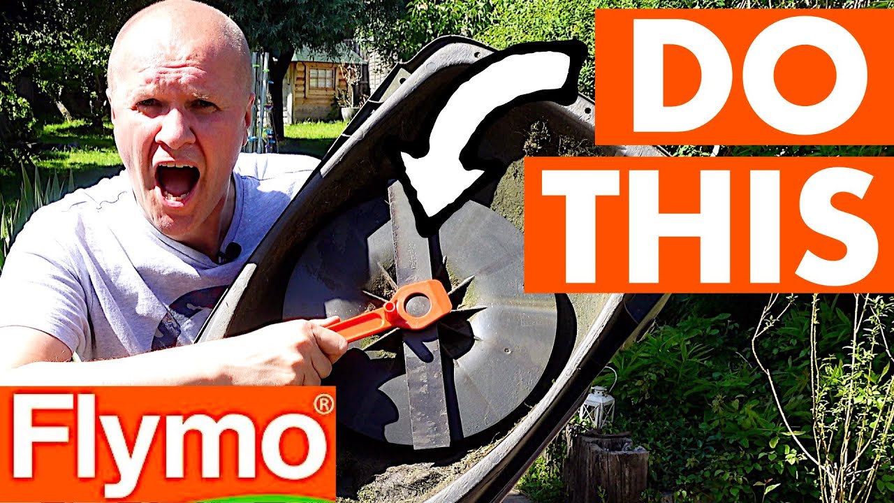 How to change FLYMO BLADE and fit those weird spacers - Simpliglide 330 hover mower instructions