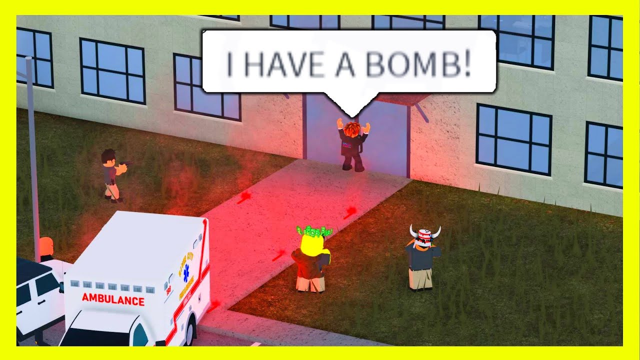 BOMB THREAT AT HOSPITAL! *BOMB SQUAD CALLED* ER:LC Liberty County Roleplay