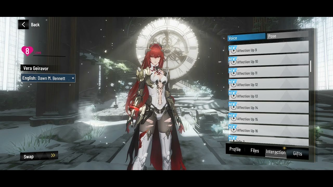 Punishing: Gray Raven - Vera Geiravor Voice Lines  [English dub]