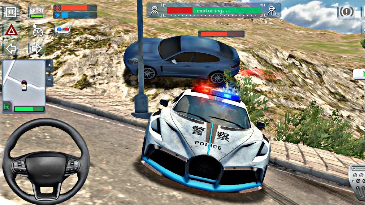 Chinese Bugatti Divo Police Car - Police Simulator 2026 - Android Driving Gameplay 