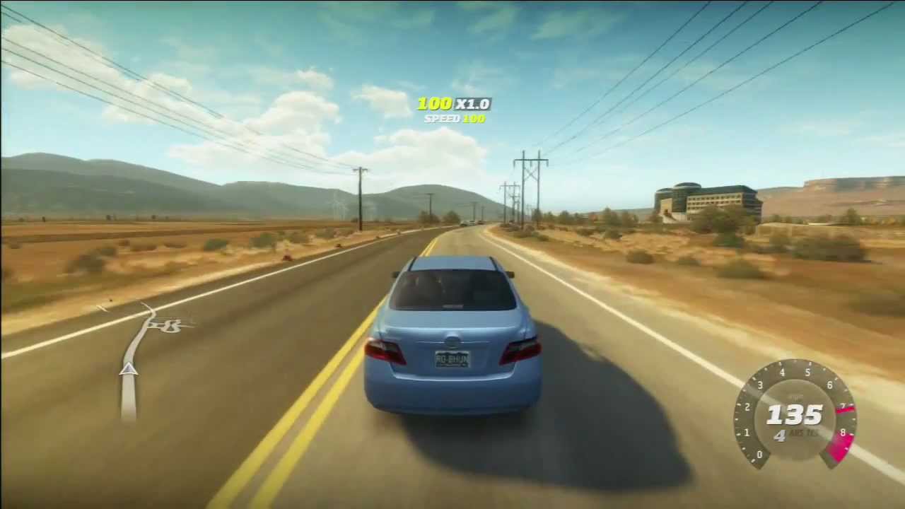 Forza Horizon mods - TRD Camry V6 (with 700bhp 200mph run)
