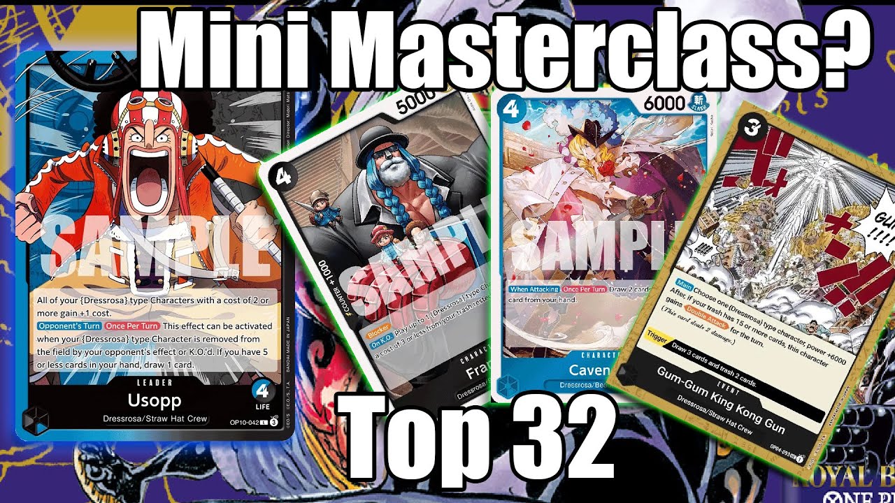 [OP10] Топ 32 U/B Usopp Guide с Борисом | One Piece Card Game