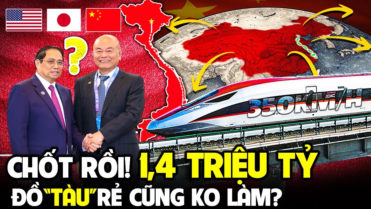 NÓNG RỒI :Đường sắt cao tốc Bắc–Nam: Phương án cuối cùng? Loại nhà thầu TQ? Chọn công nghệ 350km/h