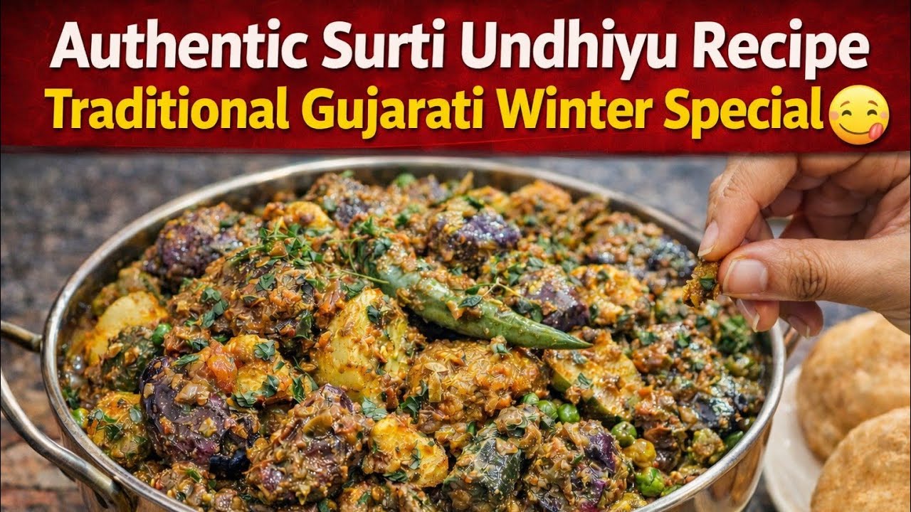 Authentic Surti Undhiyu Recipe | Traditional Gujarati Winter Special