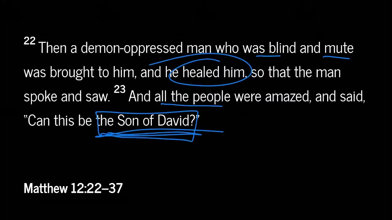 Matthew 12:22-37 (February 10, 2026) Morning Devotional