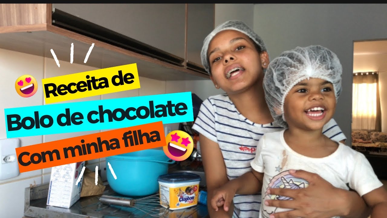 Receita maravilhosa de bolo com a filha ♥️🤩