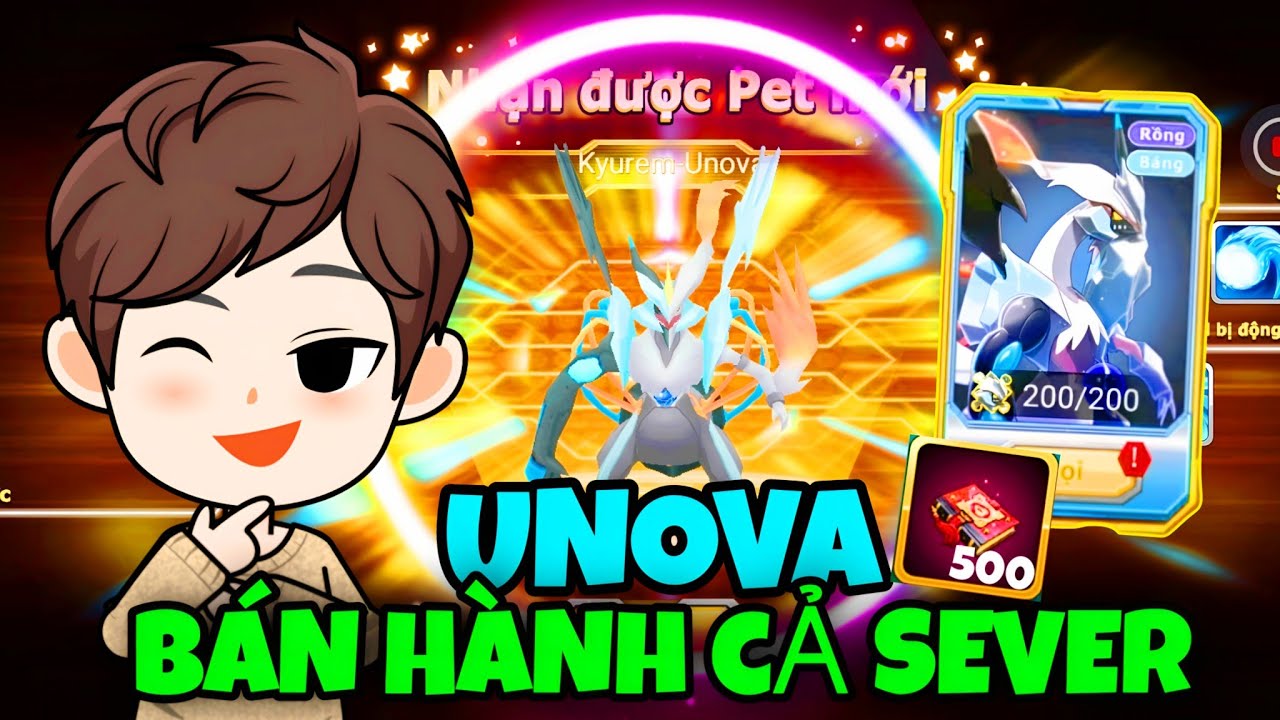 POKE ĐẠI CHIẾN Tập 6 : Ngày7 TRIỆU HỒI UNOVA BÁN HÀNH CẢ SEVER !!!