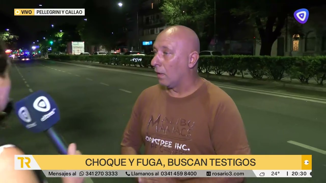 Un repartidor fue impactado por un vehículo que huyó del lugar tras el siniestro
