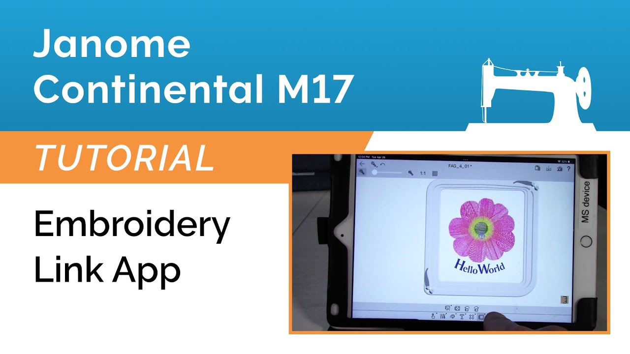 Janome Embroidery Link Tutorial