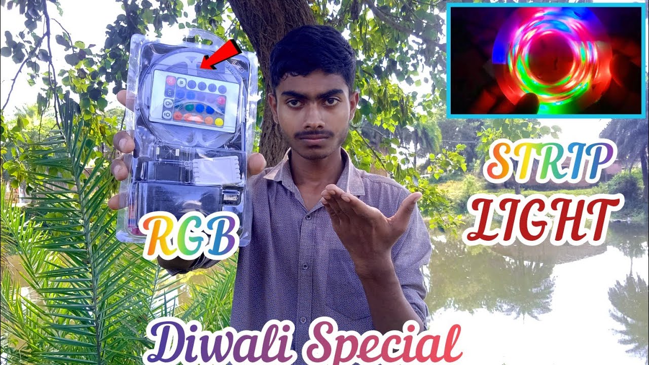 RGB STRIP LIGHT Unboxing Review . दिवाली के लिए Decoration लाइट...🔥