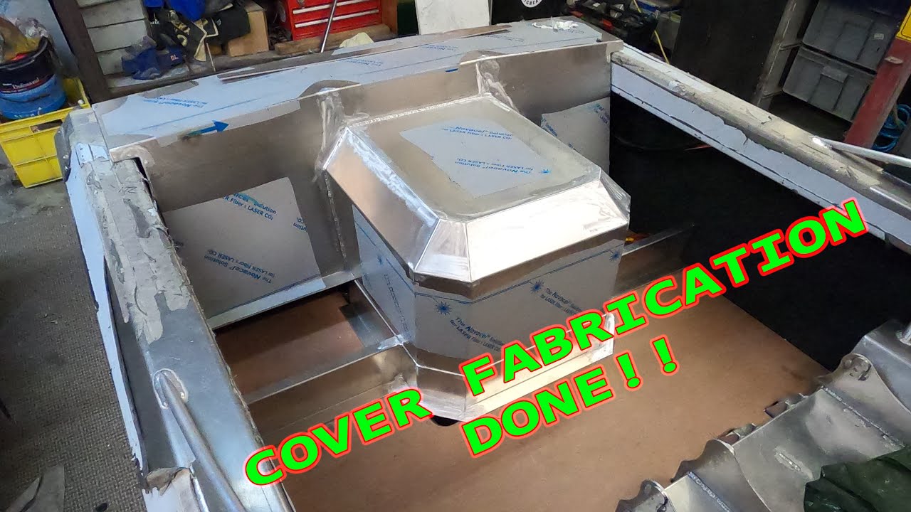 Turbo Jet Boat Build NZ PT12 - ENGINE COVER FABRICATION DONE!!