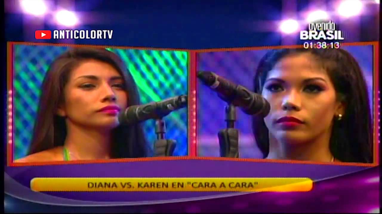 COMBATE Diana vs Karen Dejo Cara a Cara 05/02/14