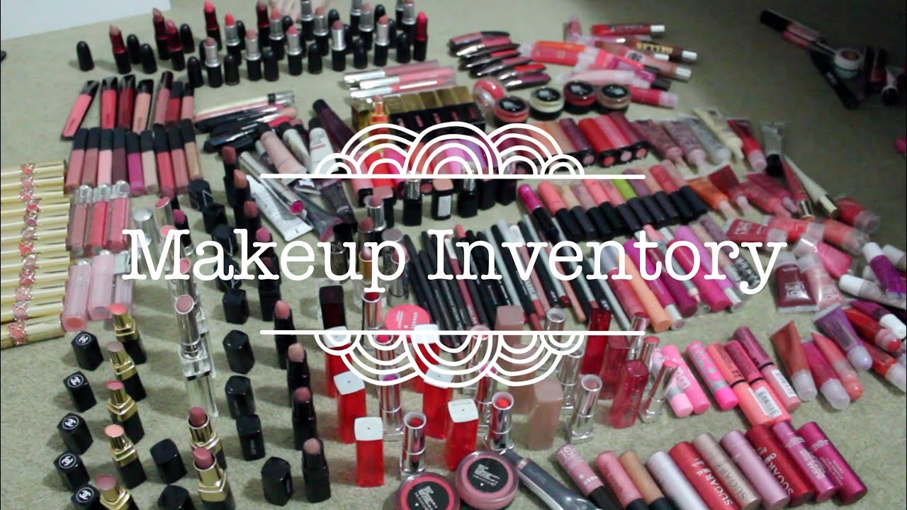 Makeup Inventory // Lipstick and Lipgloss Collection Declutter
