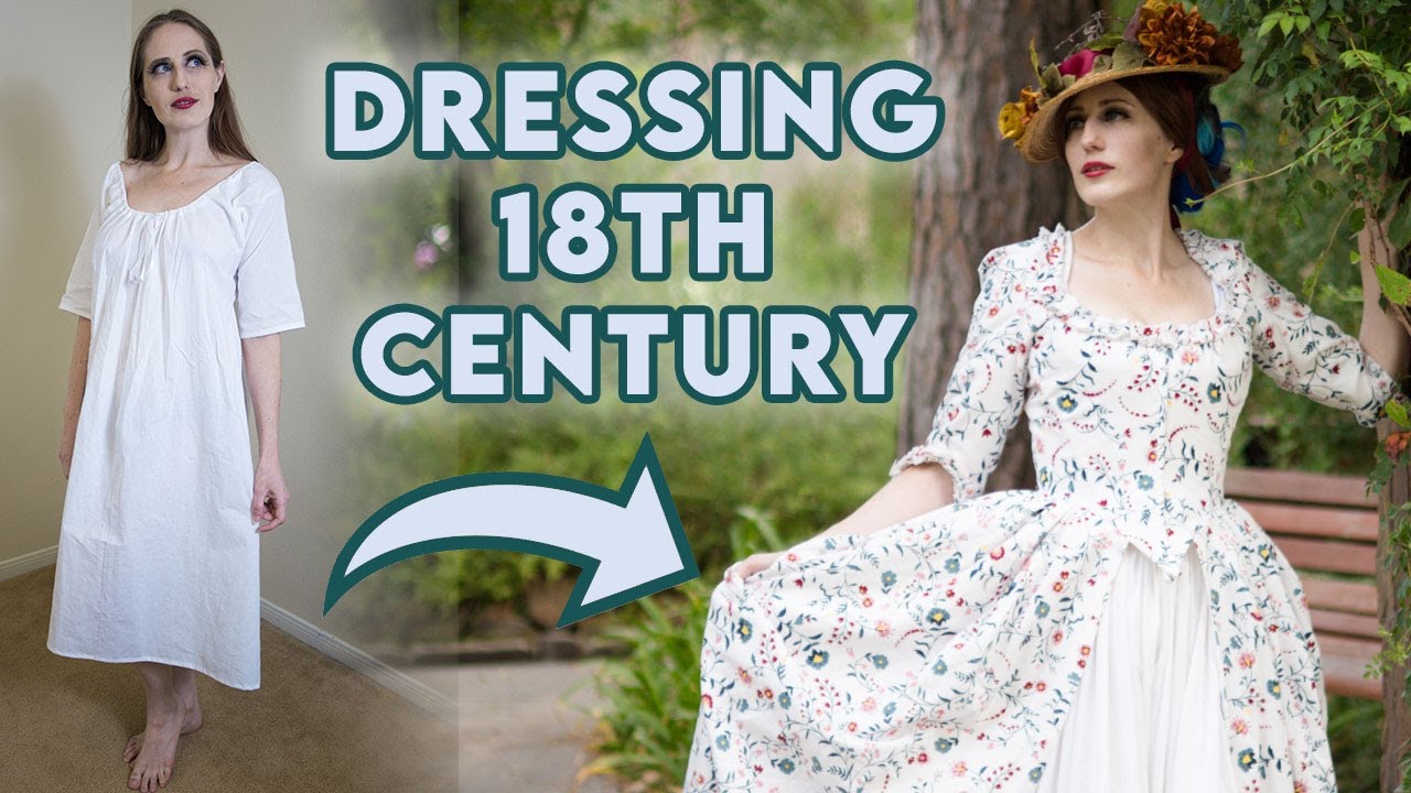 Getting Dressed in 18TH CENTURY ENGLAND || Robe a l'Anglaise