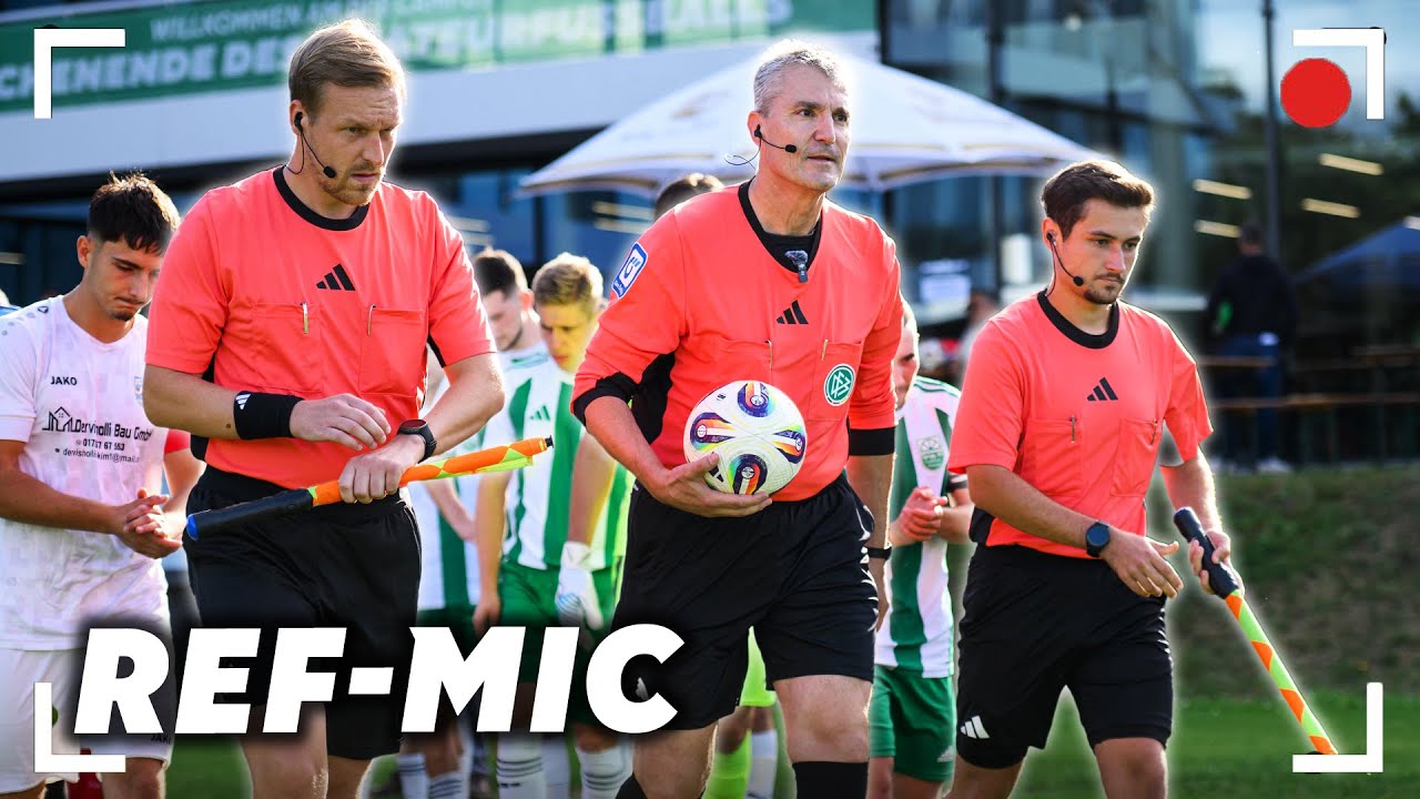 Verkabelt im Amateurfußball: So pfeift Deutschlands Schiri-Chef Knut Kircher ein Amateurspiel