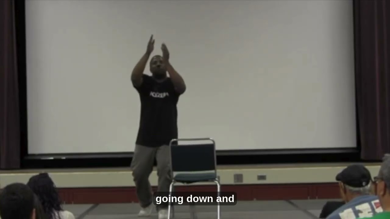 Wormy, an ASL Deaf performer, talks about Black and White Culture