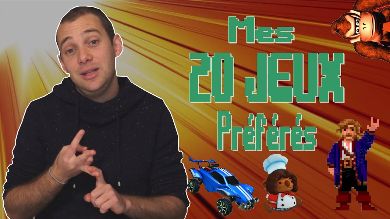 Mes 20 jeux préférés