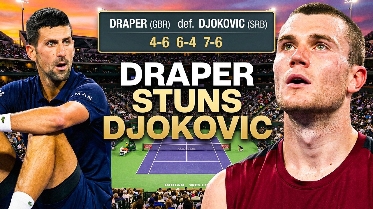 Djokovic Loses but Wins Hearts – His Powerful Message to Jack Draper After Epic Battle