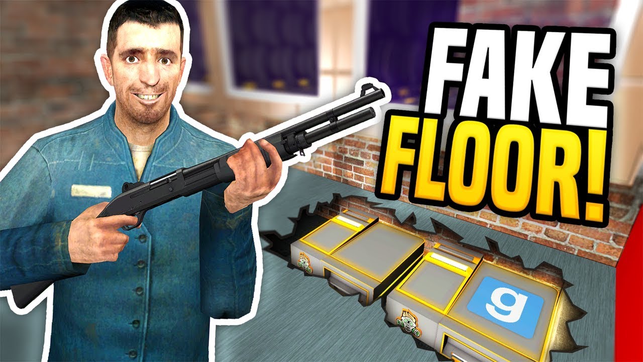 HIDING UPGRADED MONEY PRINTERS IN FAKE FLOOR - Gmod DarkRP | Base Building!