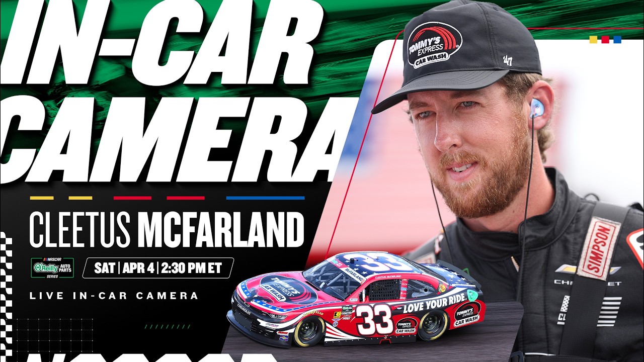 Cleetus McFarland&rsquo;s O&rsquo;Reilly Series Debut: Live In-Car Camera at Rockingham