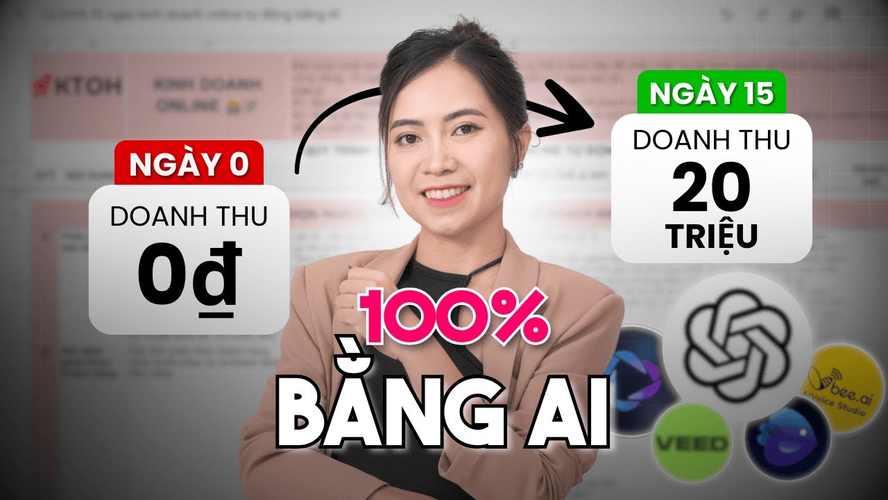 Hướng dẫn kinh doanh online tự động 100% bằng AI