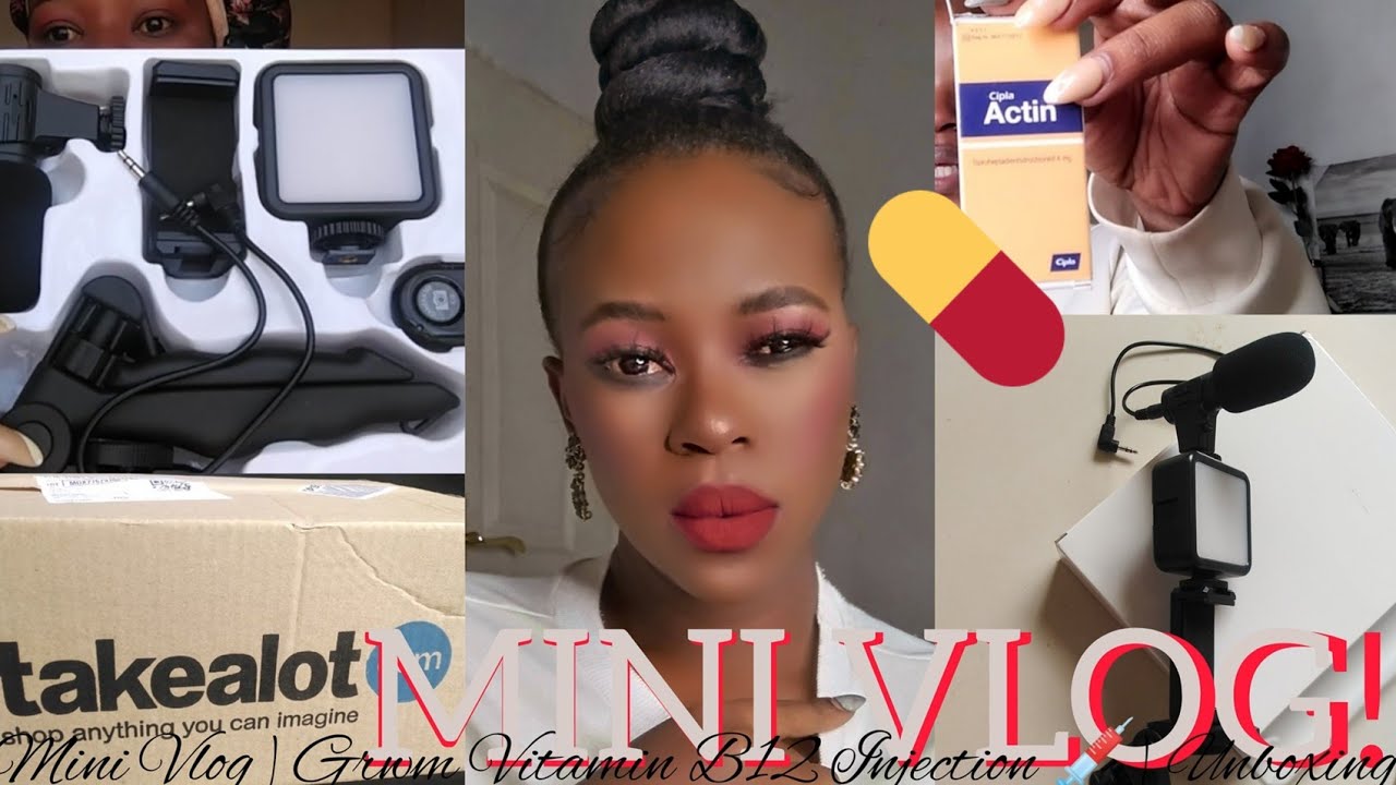 VLOG! GRWM💉LETS TALK VITAMIN B12 & CIPLA ACTIN PILLS |📦UNBOXING VLOGGING KID TAKEALOT 😅|SAYOUTUBER