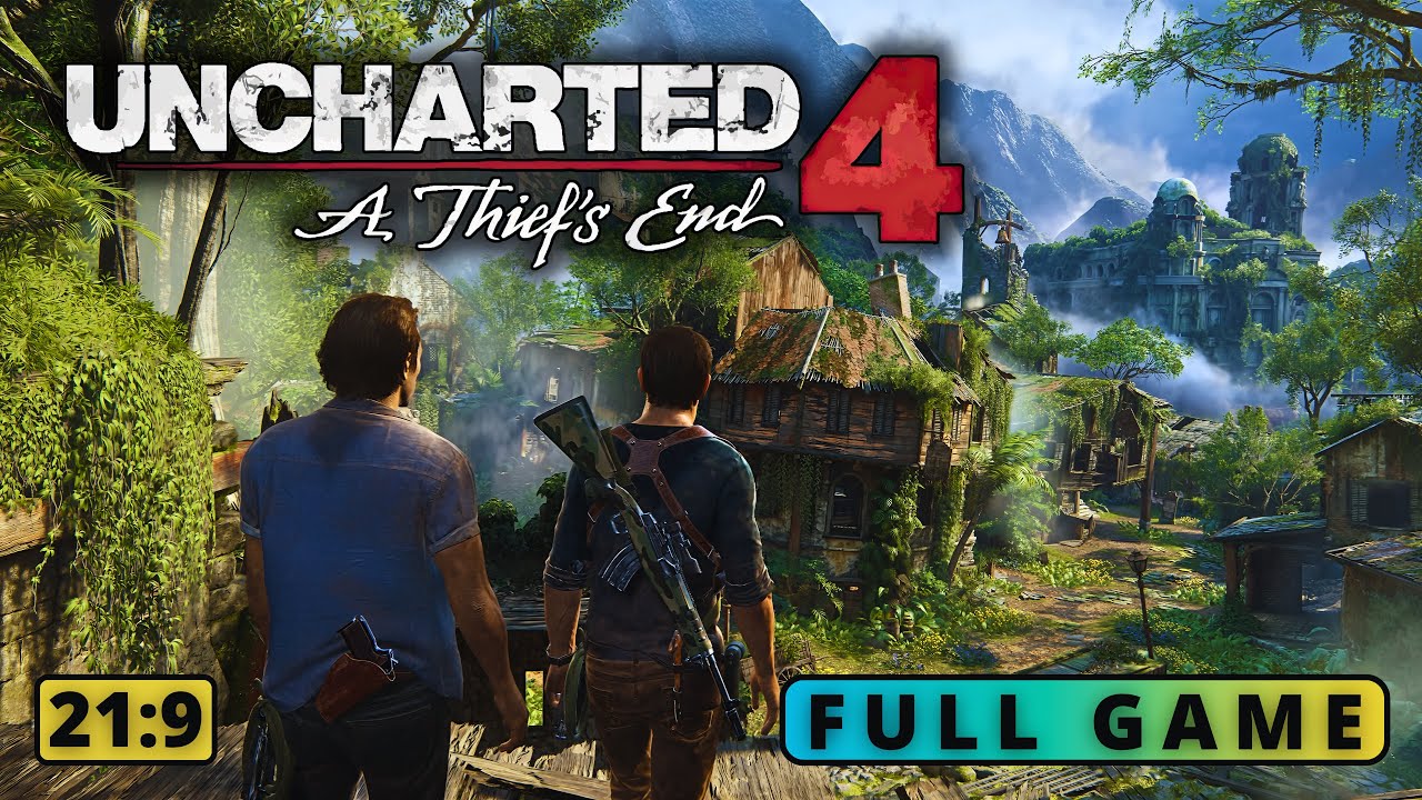 Uncharted 4: A Thief's End | Full game | 21:9 - No commentary