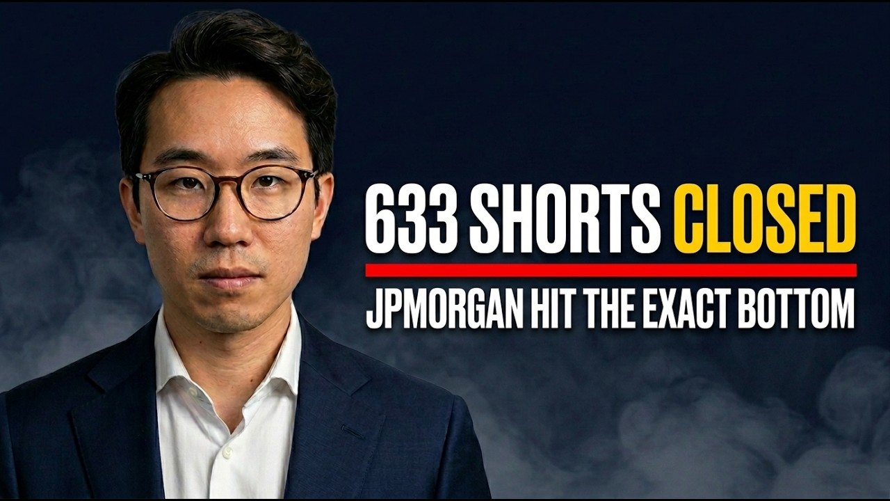 JPMorgan Closed 633 Shorts at EXACT Bottom - PROOF Crash Was Planned
