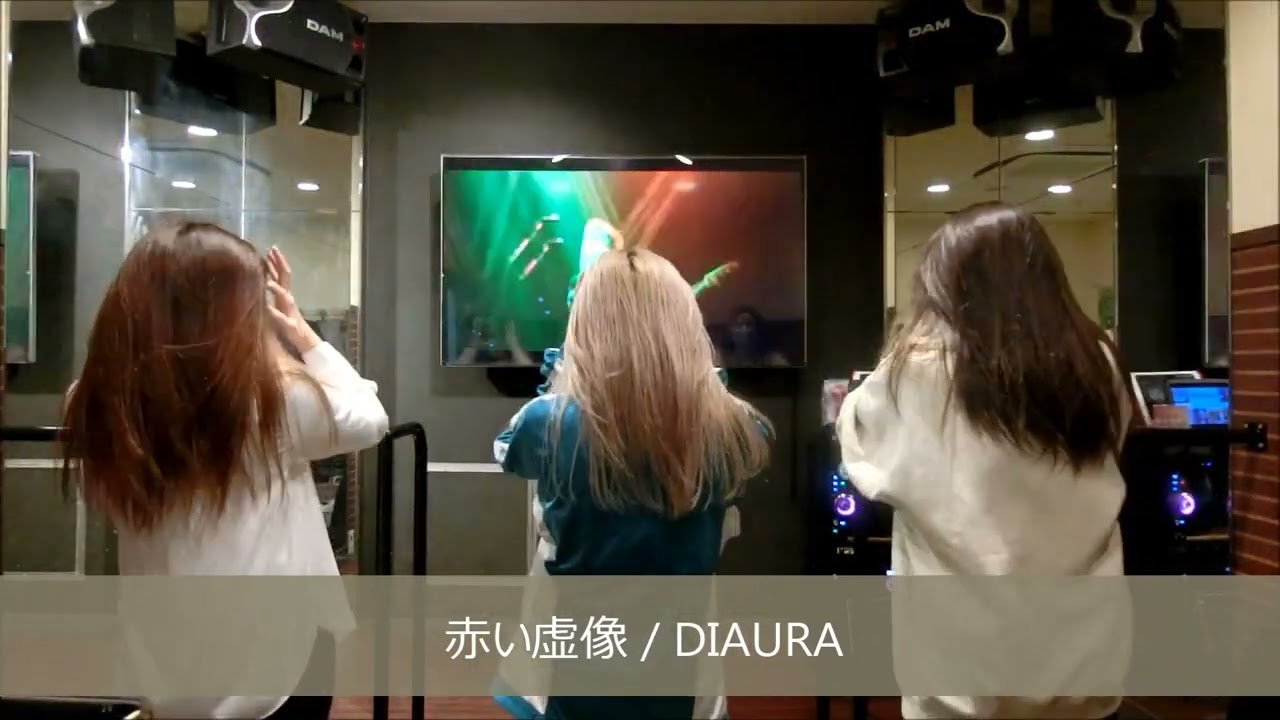 【バンギャが】赤い虚像/DIAURA【暴れてみた】