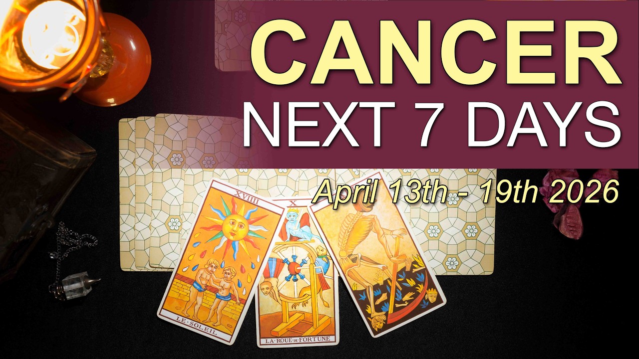 CANCER Weekly Tarot &lsquo;PUTTING ON YOUR NEW CLOAK!&rsquo; April 13 - 19 2026 Intuitive Spiritual Guidance ✨
