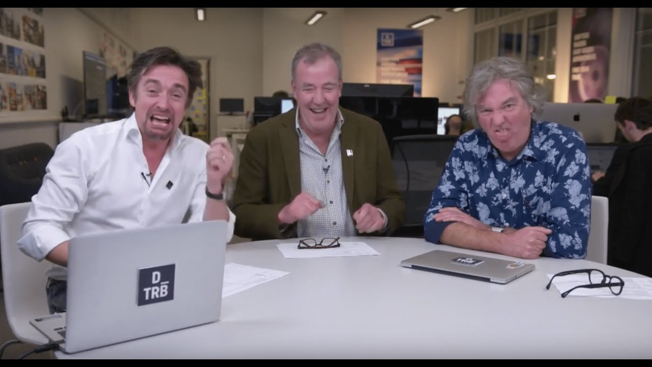Jeremy Clarkson, Richard Hammond and James May launch DRIVETRIBE, live!