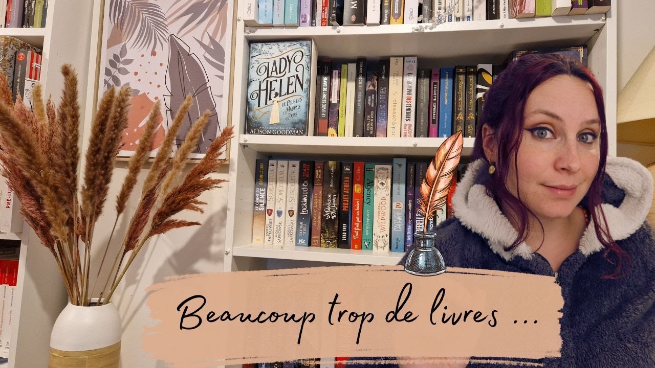 Vlog Time #3 : Je  vous montre ma PAL (presque 580 livres) et mon Bookhaul d'anniversaire