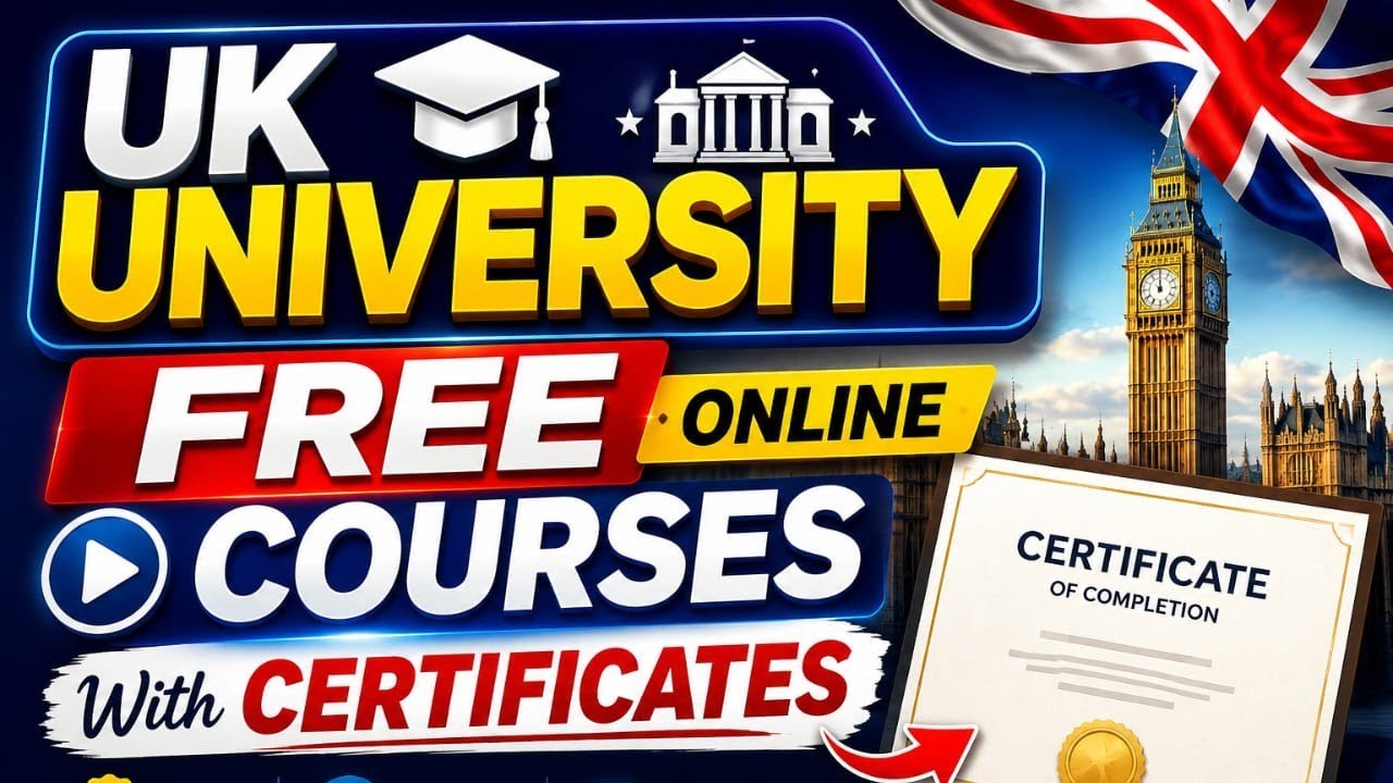 Free UK University Online Courses! 🇬🇧 Get Certificates + Learn from Home 🎓